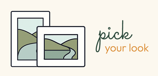 Portrait and landscape orientation