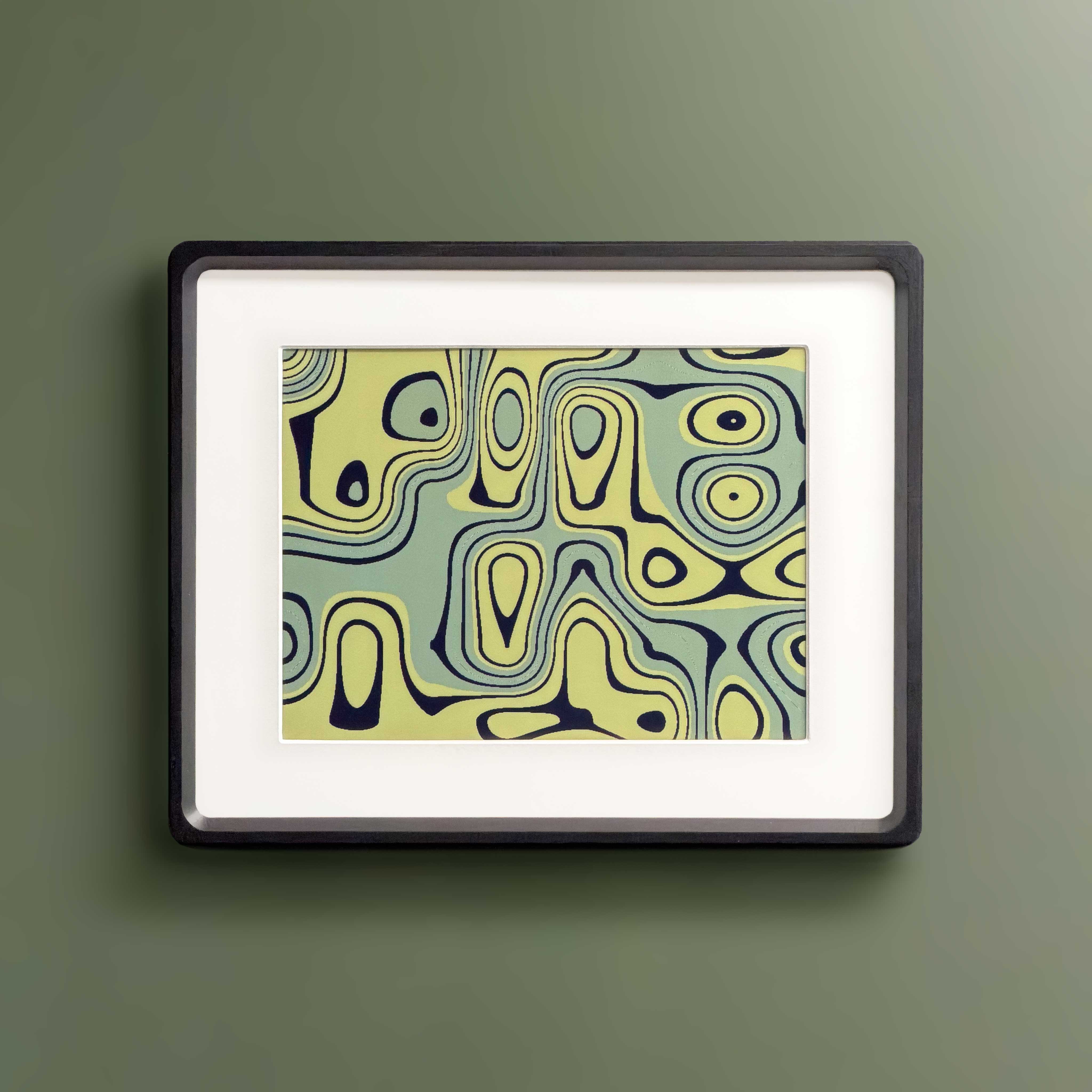 Wallie Round Black Frame