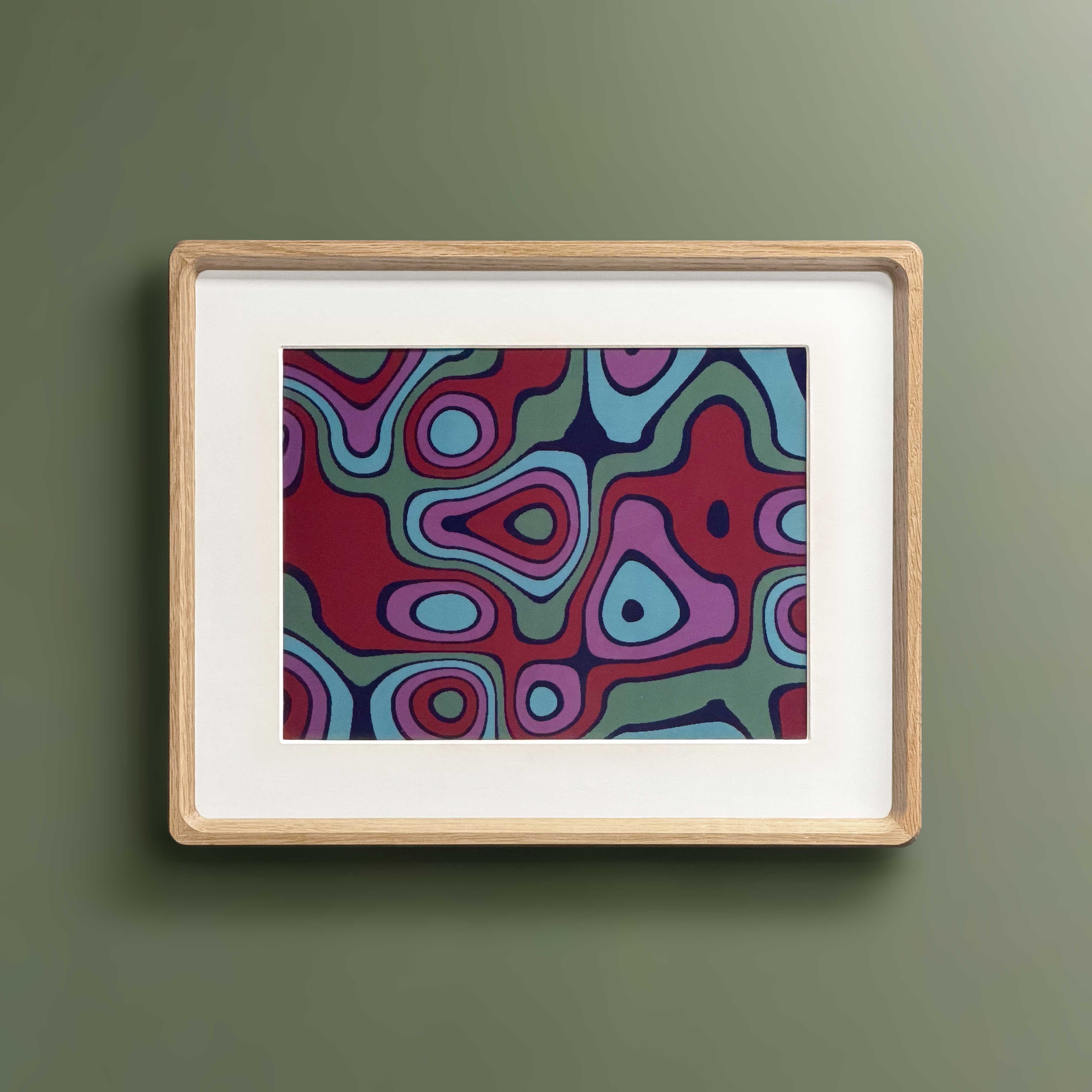 Wallie Round White Oak Frame