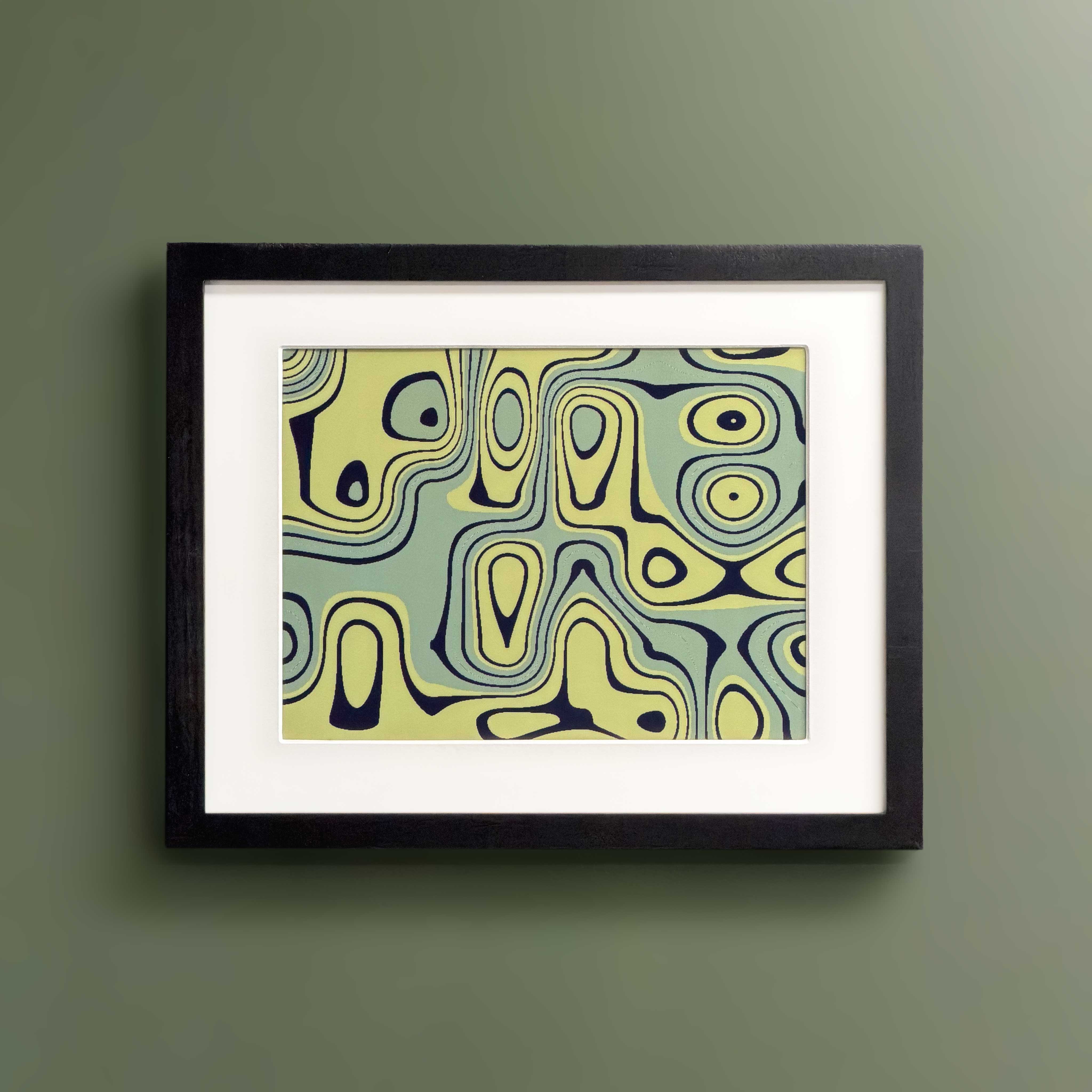 Wallie Square Black Frame